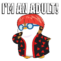 Kid Penguin Sticker