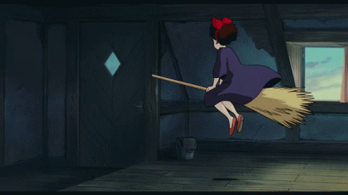 Kikis Delivery Service Ghibli GIF. This 498 x 280 animated GIF is part of our there there broom collection. Related themes include cute. Created by…