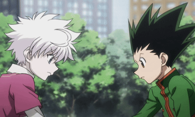 Killua Gon GIF. This 398 x 240 animated GIF is part of our hunter x hunter gon collection. Related themes include anime, eating, killua. Created by…