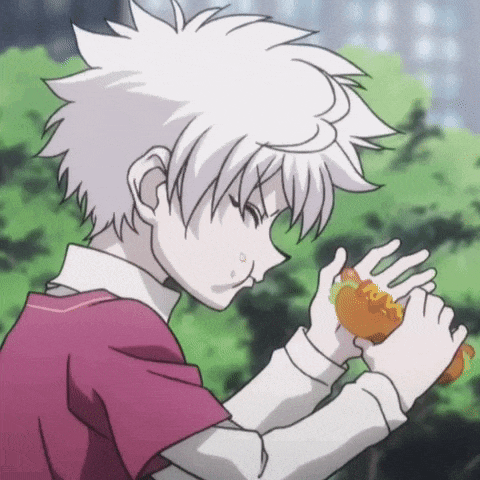 Killua Hot Dog GIF