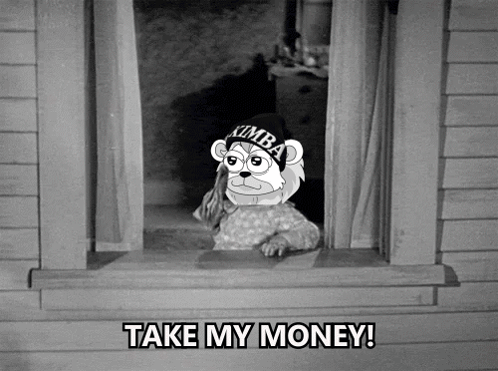Kimba Crypto GIF. This 498 x 371 animated GIF is part of our throwing money away collection. Related themes include crypto, lion, money. Created by…