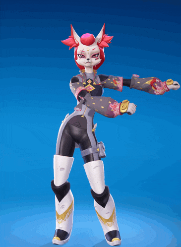 Kimiko Five Tails Fortnite Dance GIF