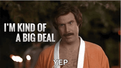 Kind Of A Big Deal Anchorman GIF
