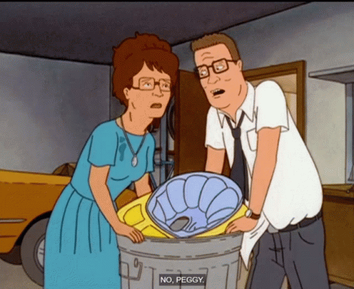King Of The Hill Im Trash GIF. This 498 x 407 animated GIF is part of our king of the hill yep collection. Created by stuffwithnopoint. View the original…