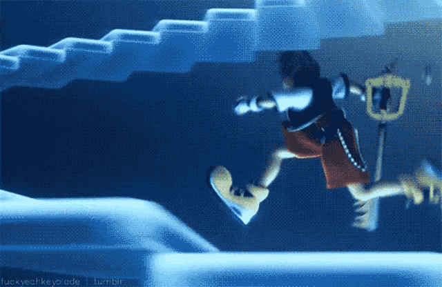 Kingdom Hearts Running GIF