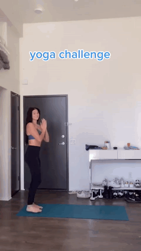 Kira Kosarin Yoga GIF