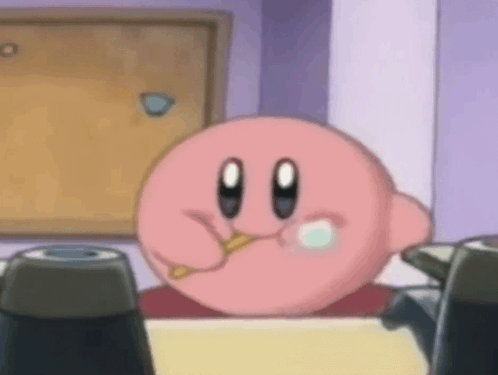 Kirby Brush Teeth GIF