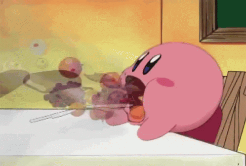 Kirby Eating GIF