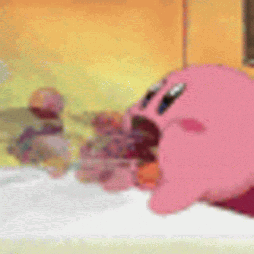 Kirby Food GIF. This 498 x 498 animated GIF is part of our food collection. Related themes include kirby. Created by jbry. View the original animation…