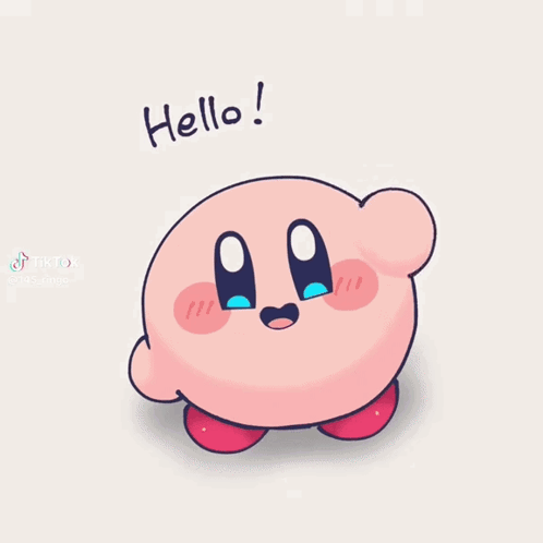Kirby Hi Kirby Hello GIF