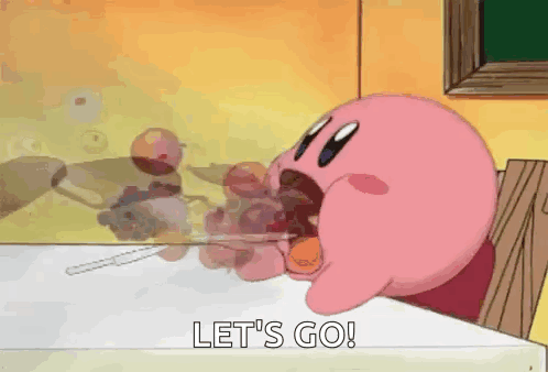 Kirby Hungry GIF. This 498 x 338 animated GIF is part of our eating collection. Related themes include food, hungry, kirby. Created by Laleca. View the…