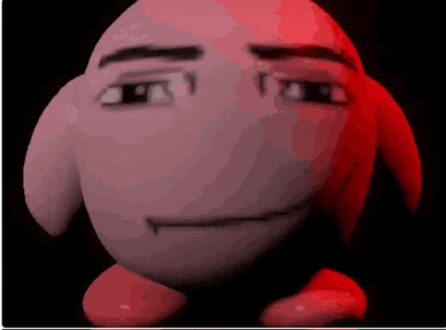 Kirby Man Face Meme