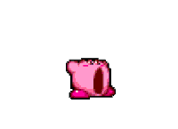 Kirby Swallows Something Sticker