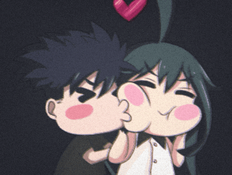 Kiss Anime Hôn GIF