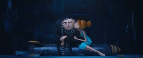 Kiss Felonious Gru GIF. This 498 x 202 animated GIF is part of our lucie wilde collection. Related themes include couple, steve carell. Created by…