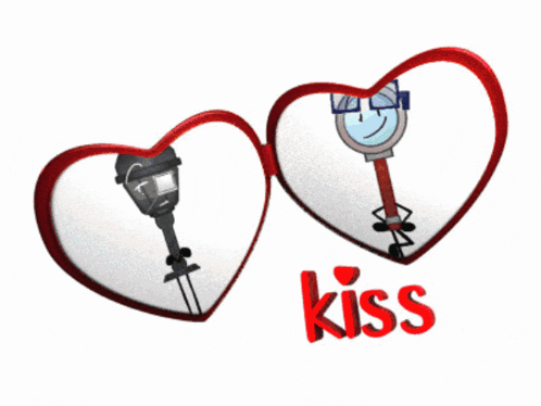 Kiss Static Stationary GIF