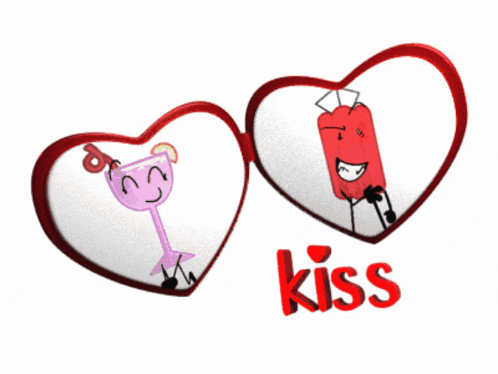 Kiss Static Stationary GIF