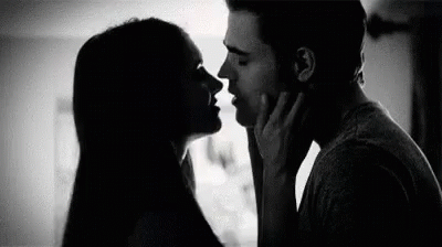 Kiss The Vapire Diaries GIF