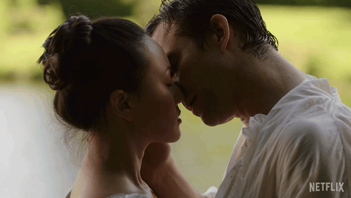 Kissing Benedict Bridgerton GIF