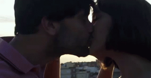 Kissing Couple GIF