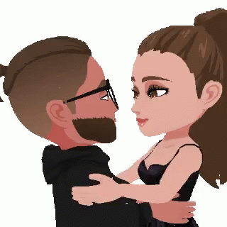 Kissing Hug GIF