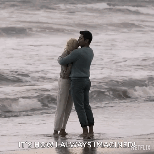 Kissing Long Walks On The Beach GIF