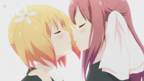 Kissing GIF