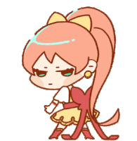 Kitkatandahalf Mood Magical Girl Mio Sticker