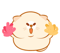 Kitty Cheer Sticker