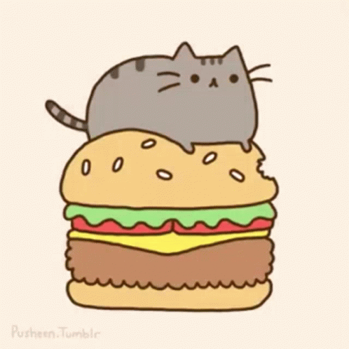 Kitty Hamburger GIF