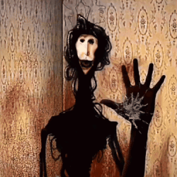 Knocking On Window Horror Starving GIF