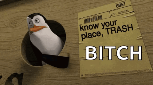 Know Your Place Trash GIF. This 498 x 279 animated GIF is part of our know your place trash collection. Created by pimpinstl. View the original animation…