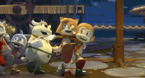 Knuckles The Echidna Party Time GIF