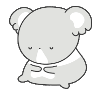 Koala Sleeping Sticker