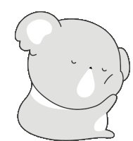 Koala Sleeping Sticker