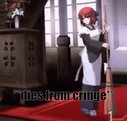 Kohaku Dies From Cringe GIF