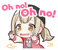 Kohane Oh No Sticker
