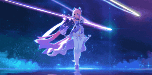 Kokomi Starfall GIF