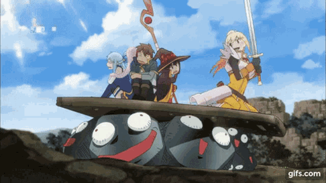 Konosuba Intro GIF