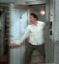 Kramer Excited GIF. This 200 x 216 animated GIF is part of our kramer im out collection. Related themes include excited, seinfeld. Created by…