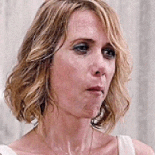 Kristen Wiig Sweating GIF