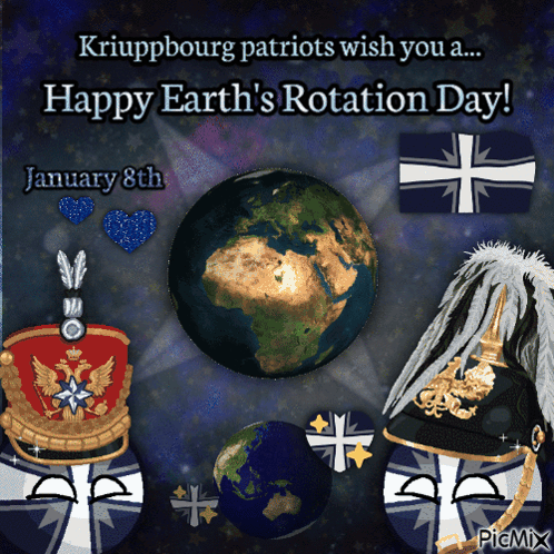 Kriuppbourg Earth Rotation Day GIF