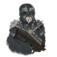 Krrsantan Wookie Sticker