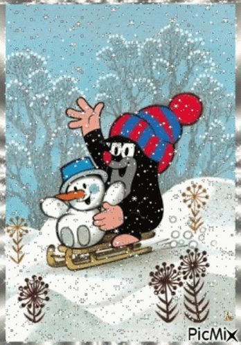 Krtek Schneemann GIF. This 348 x 498 animated GIF is part of our lustige bilder samstag collection. Created by johnnymauser3. View the original animation…