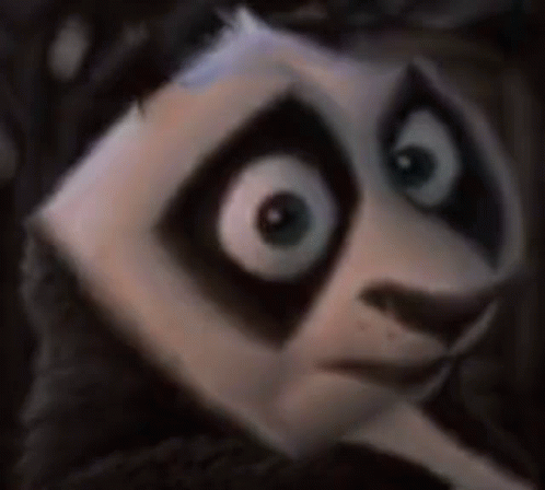 Kung Fu Panda Face GIF