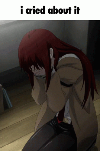 Kurisu Makise GIF. This 331 x 498 animated GIF is part of our makise kurisu collection. Related themes include anime, cry, sad. Created by umisho. View the…