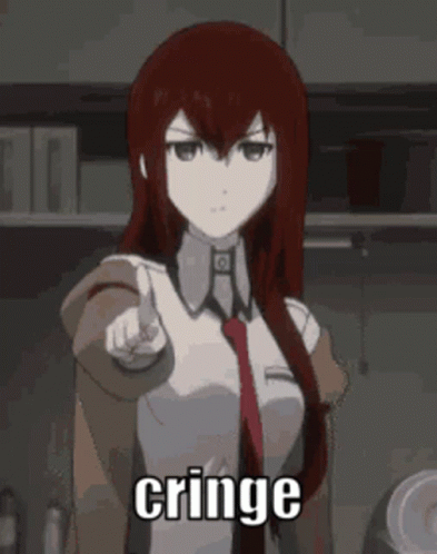 Kurisu Makise GIF. This 393 x 498 animated GIF is part of our makise kurisu collection. Related themes include cringe. Created by ComradeSad. View the…