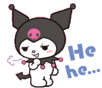 Kuromi Hehe Sticker