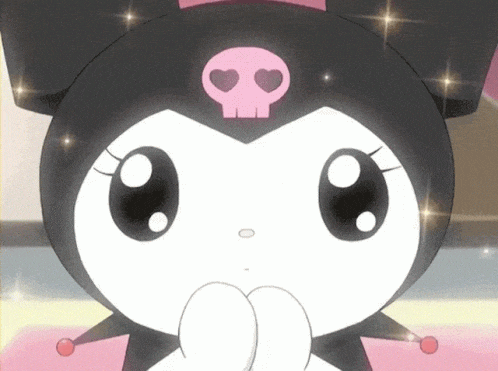 Kuromi Waiting For You GIF