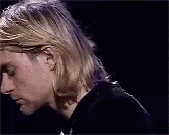 Kurt Cobain Nirvana GIF